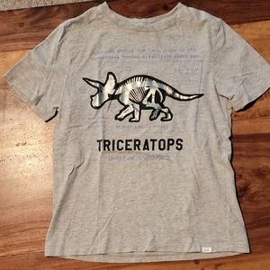 GAP Gray Triceratops Graphic Tee